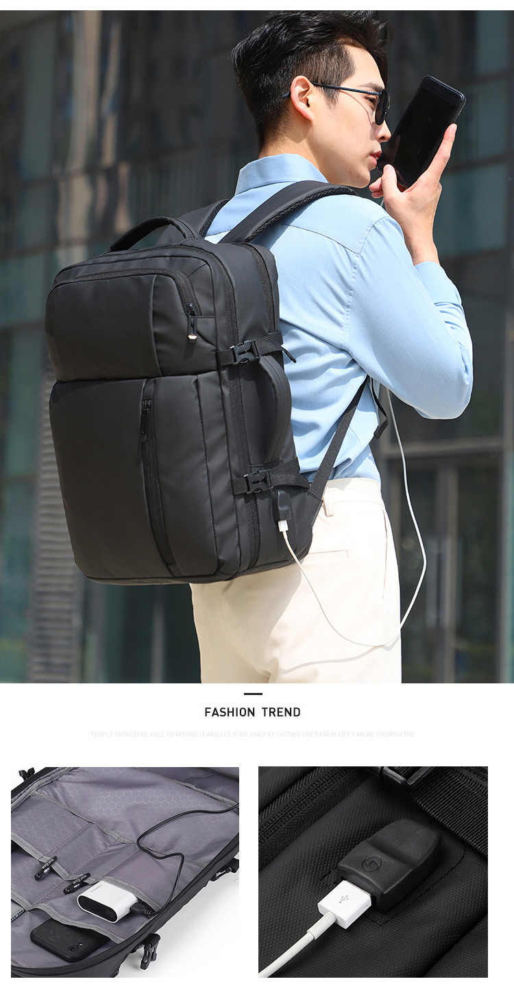 OEM ODM Men Laptop Backpack Bags 31cm Custom Logo Backpack Durable Travel