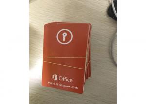 China Microsoft Office Home and Student 2016 Keycard For 32/64 Bit Full Version on sale