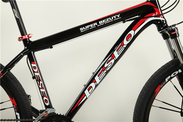 High grade hydraulic disc brake Shimano 24/27/30 speed 27.5 inch alloy mountain bicycle with 24 hole spoke wheel
