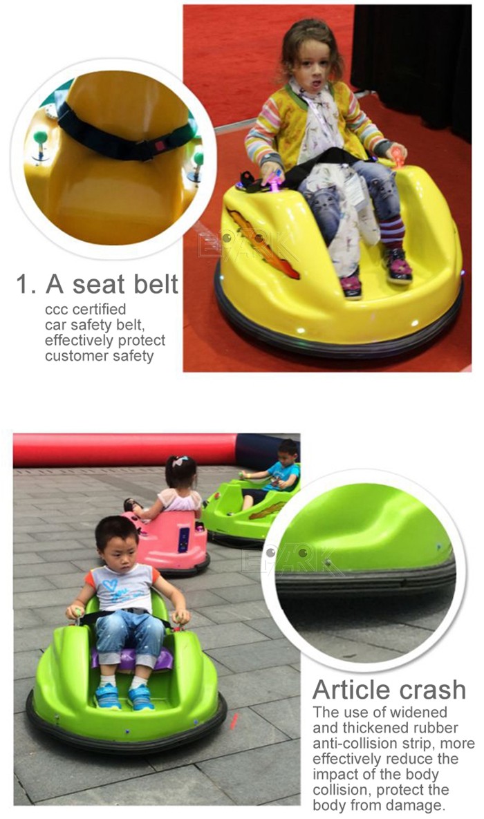Park Small Amusement Equipment Battery Car Kids Bumper Car For Kids
