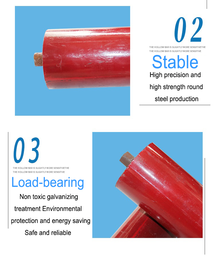 Rubber Dustproof 200mm Belt Conveyor Roller For Construction Works