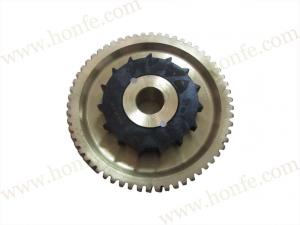 Quality PS0401 Weaving Sulzer Loom Spare Parts Worm Wheel / Gear 911-510-111 ISO9001 for sale
