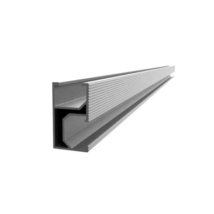 1.4KN/m2 Snow Load Anodized Solar Mini Rail for Solar Roof Mounting System Rail