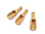 Traditional Mini Wooden Scoop Spoon Unpainted For Bath Salts