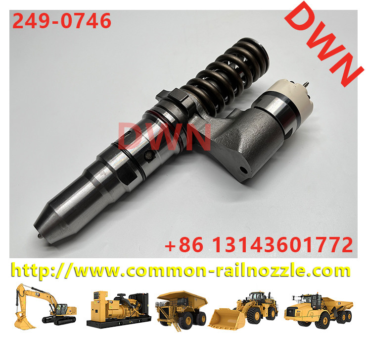 C-A-Terpiller Common Rail Fuel Injector 249-0746 2490746 10R-2826 10R-2827 Excavator For 3152B Engine