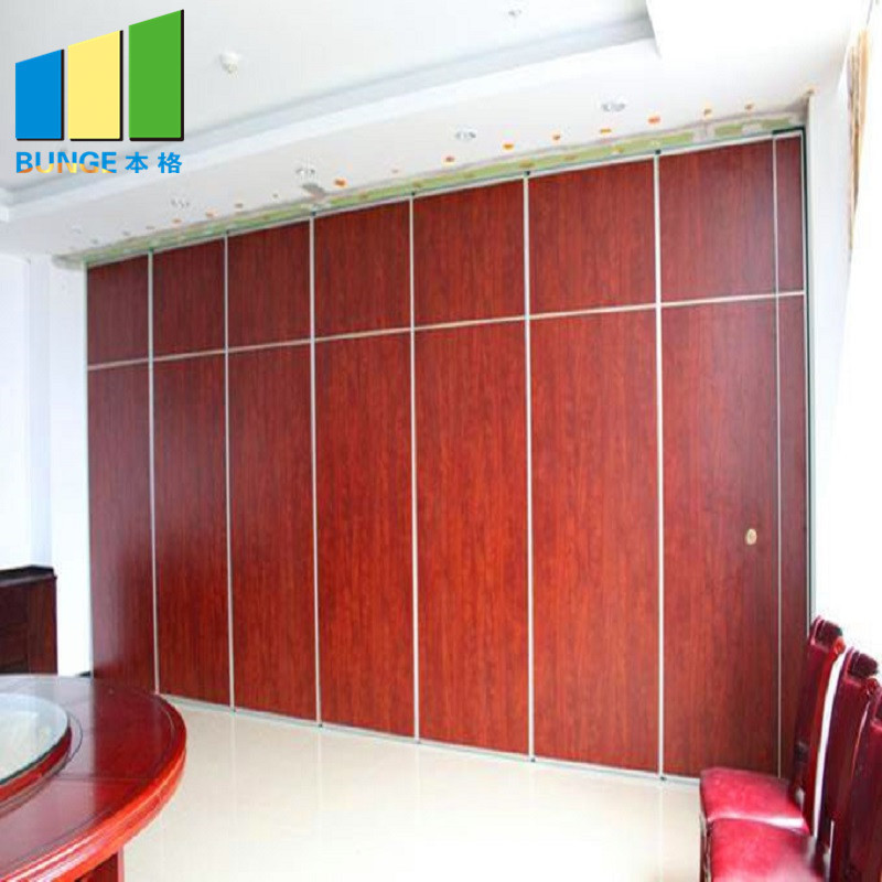 Floor To Ceiling Hotel Folding Sound Proof Partition Wall Hanging System