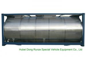 China 316 Stainless Steel ISO Tank Container 20 FT For Wine / Fruit Juices / Vegetable Oils on sale
