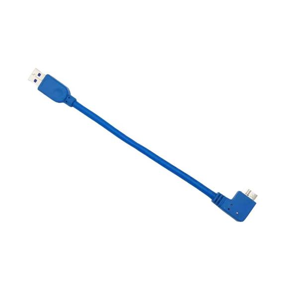 20cm Usb 3.0 A Male To Micro B Cable 90 Degrees Right Angle USB Cable
