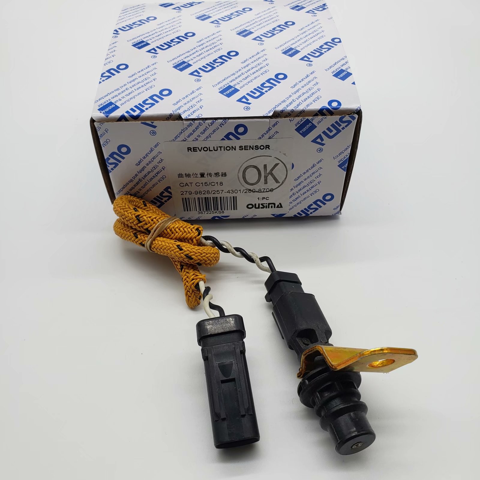 OUSIMA Excavator Crankshaft Position Sensor Switch 279-9828 257-4301 250-8708 For C15 C18