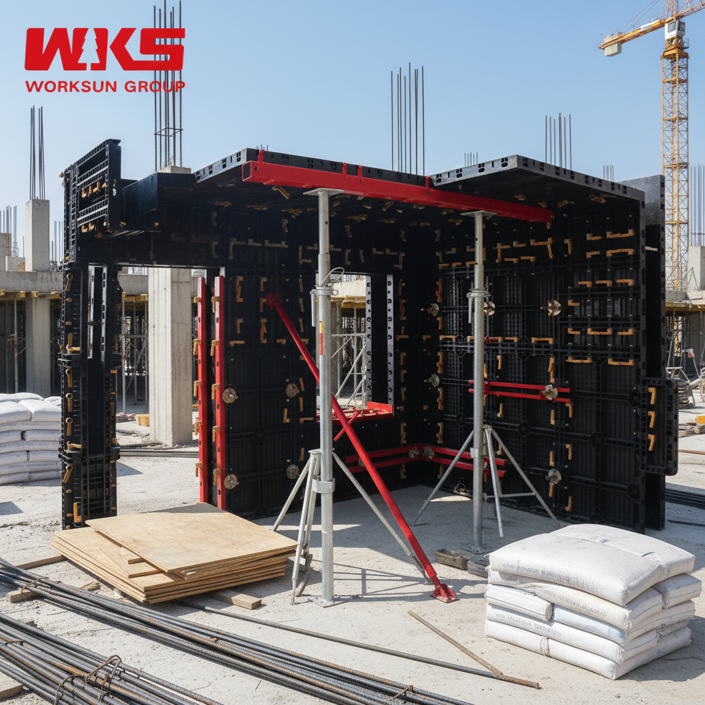 Quick Assembly Modular Plastic Formwork Custom Sizes Reusable Plastic Formworks