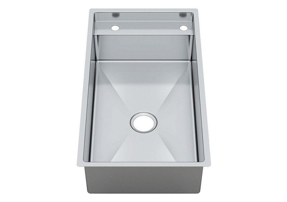 Luxurious Single Bowl Bathroom Sink Commercial Grade Brushed Finish