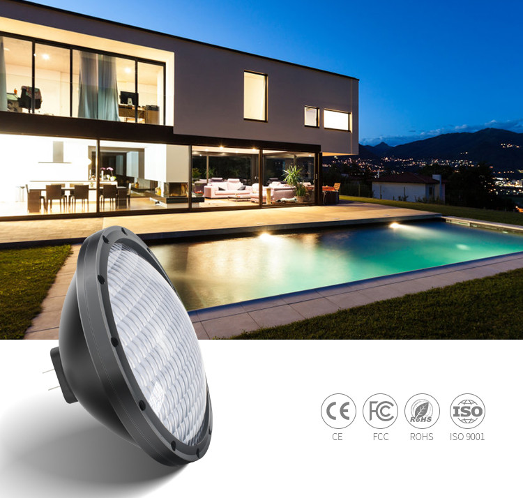 UL 20W PAR56 GX16D Underwater Light Led Wall Recessed For Kids Swimming
