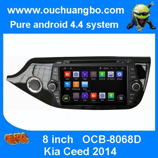 Ouchuangbo Auto GPS Navigation 3G Wifi Bluetooth for Kia Ceed 2014 DVD Media Player Android 4.4 Radio OCB-8068D