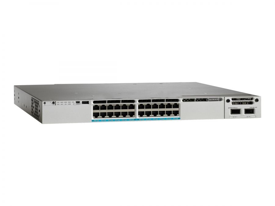 C9300-24U-A 24 Port UPOE Network Advantage Switches with 480 Gbps Stacking Bandwidth