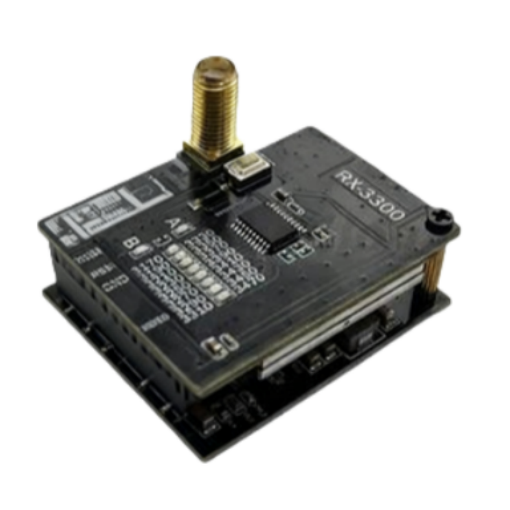 Adjustable 3.3GHz FPV Receiver 3170–3470MHz High Power Stable Transmission