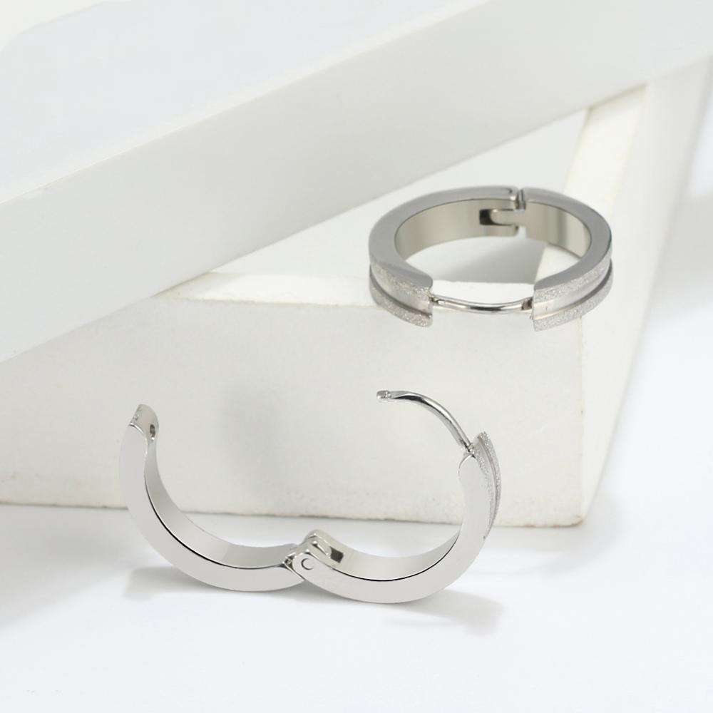 Large Hoop Earrings Designs Jewelry Stainless Steel Earrings 2018 Women