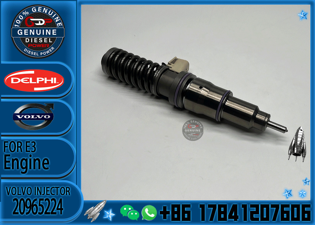 Diesel Fuel Injector 20965224 22254576 22340648 22015763 21164808 21424681 22052765 for VOL