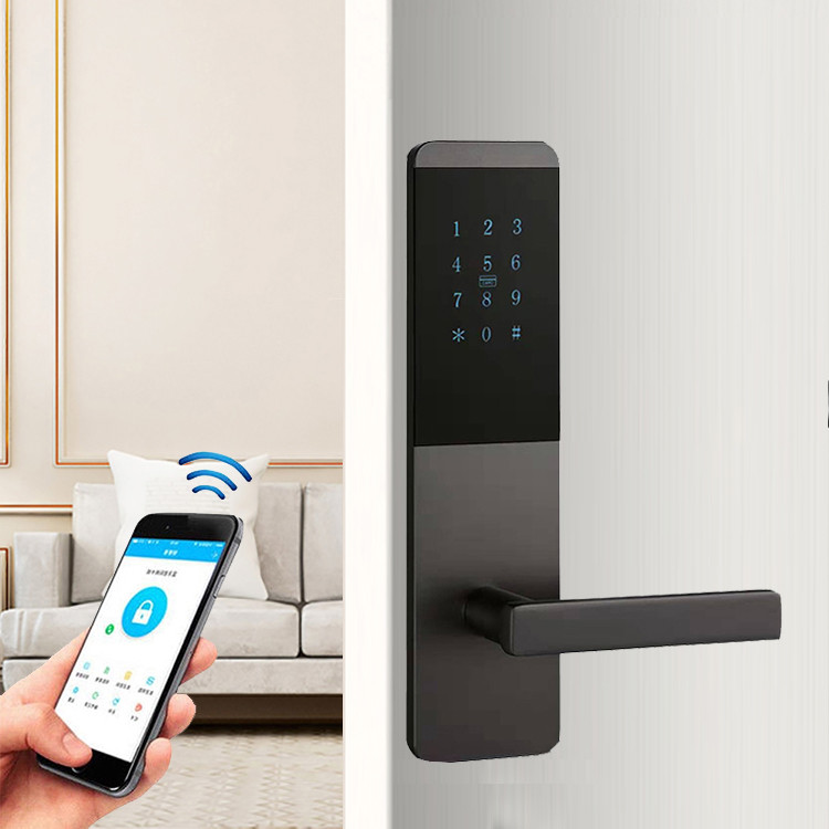 Electronic App Controlled Lock Security Password Digital Key Apartment Smart Door Lock