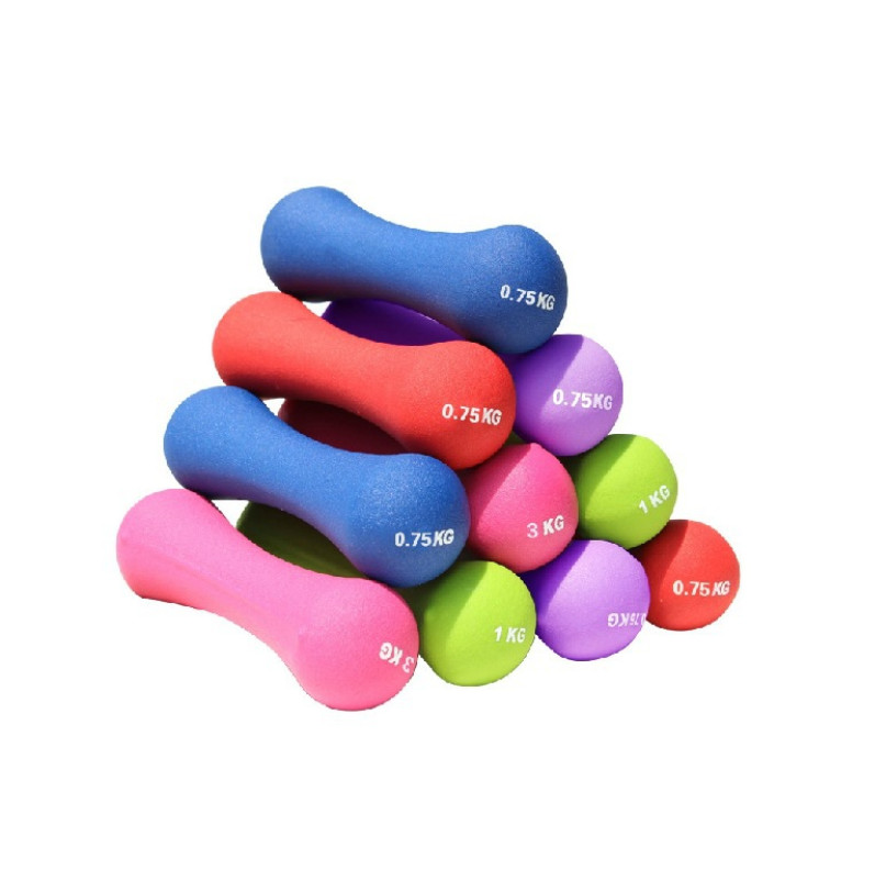 Multifunctional 0.75KG Bone Shaped Dumbbells Gym Professional Equipment