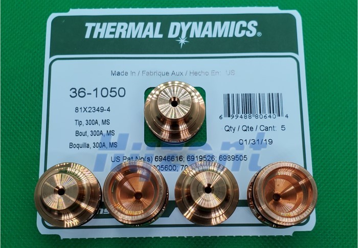 CE Thermal Dynamics 100A 36-1053 plasma torch tips