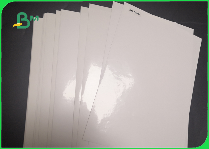 C1S One Side High Glossy Mirror Coated Paper For Beverages Labels 80gsm