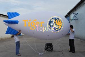 China Inflatable Advertising Balloon  6 Meters Long Inflatable Helium Blimp  For Advertising on sale
