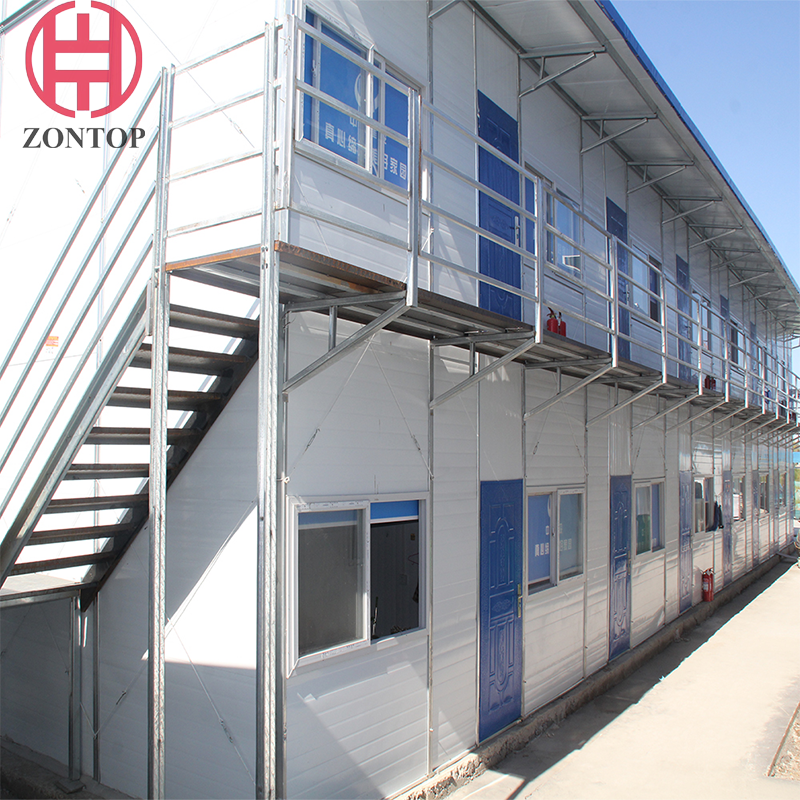 Zonop China modern luxury storage detachable 2 room prefabricated 20 ft modular home container prefab house