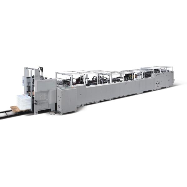 High Speed Art Paper Bag Making Machine 110G - 300G / M2 Sheet - Feeding