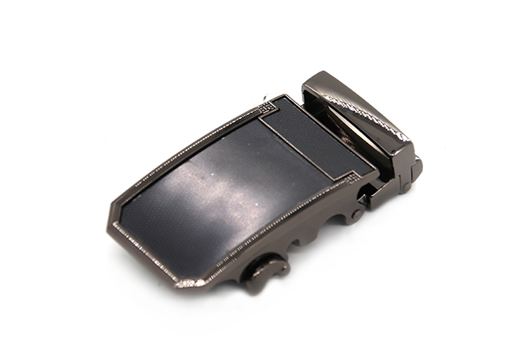 Wenzhou Kml Custom Logo Black Business Zinc Alloy Automatic Belt Buckle