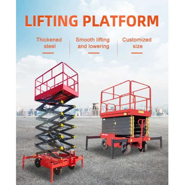 12m Crawler Self Propelled Automatic Scissor Lift Aerial Work Platform