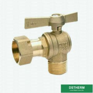 Quality PN25 Press Connector Brass Ball Valve Square Union Check Valve for sale