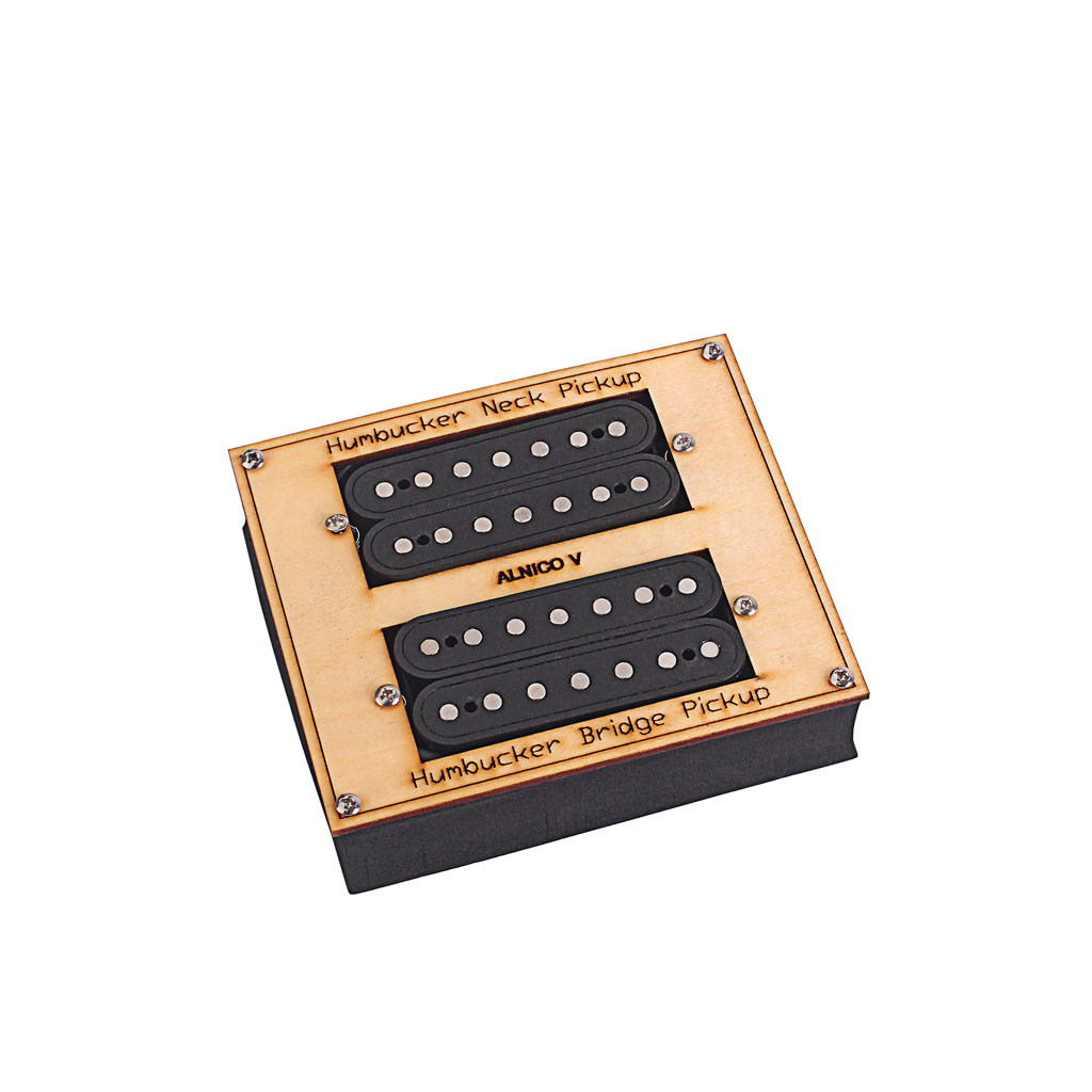 7 Strings Humbucker Pickups Alnico V Double Coil Pickup Set Staggered Vulcanized Fiber Electric Guitar with screws