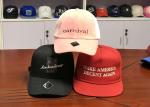 Wholesale cotton twill make America great again red custom logo color baseball