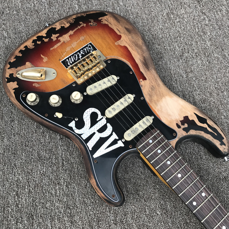 New high quality custom relic electric guitar, Rosewood Fingerboard relic electric guitar