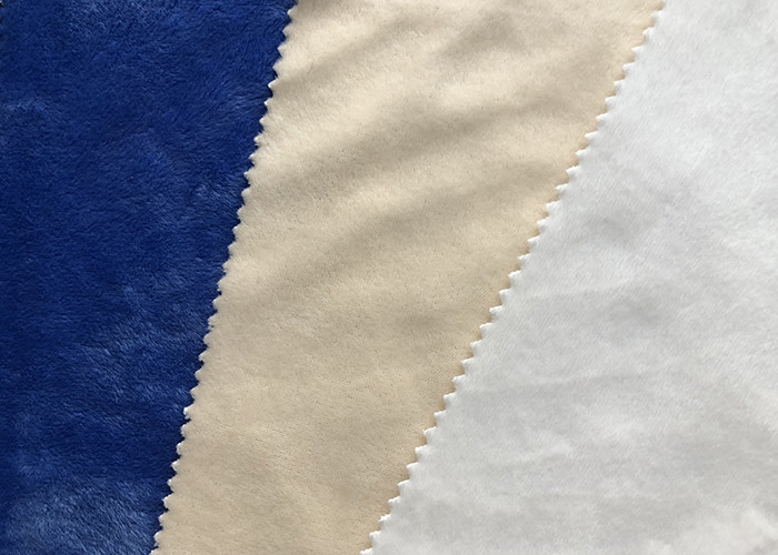 75D Blanket Crystal Velboa Plush Fabric Minky Plush Fabric For Toy