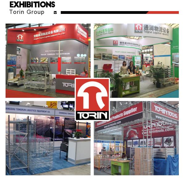 Torin LK14A Folding Stacked Warehouse Cage Iron Cage Wire Mesh Pallet Container Metal Pallet