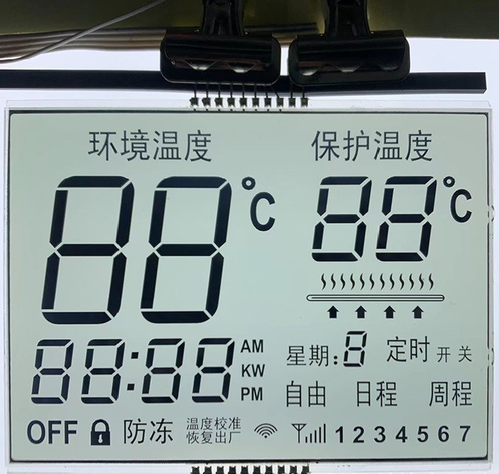 Transflective 2.9 Inch LCD Screen 128 * 64 STN LCD Display Monochrome
