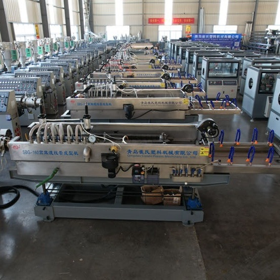 Plastic PE PP PA EVA Single Wall Corrugated Pipe Extrusion Making Machine Production LinePlastic PE PP PA EVA Single Wall Corrugated Pipe Extrusion
