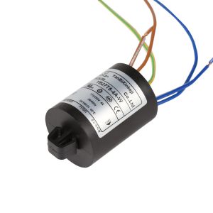 YB27T5 Wire Output EMI Filter Black Black Plastic Housing Power Filter For