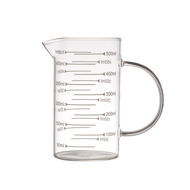 Borosilicate Glass Measuring Cup 250ml 500ml 1000ml Food Grade