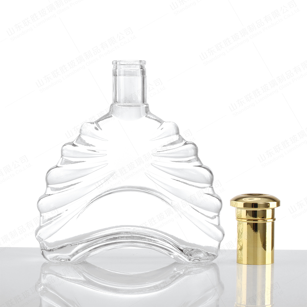 Hot Stamping Design Custom Size Accepted Glass Bottles for Whisky Gin Tequila Liquor