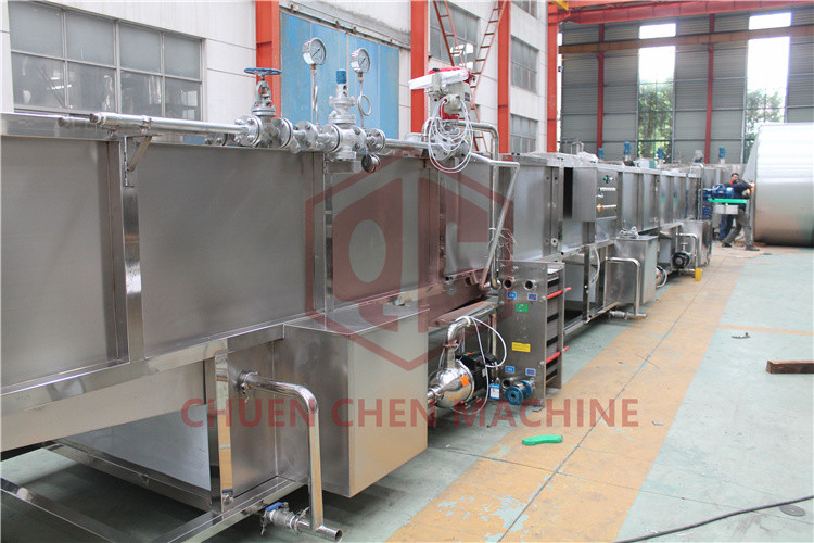 Carbonated Drink / Beer Tunnel Pasteurization Equipment For Bottled Beverage Production Line
