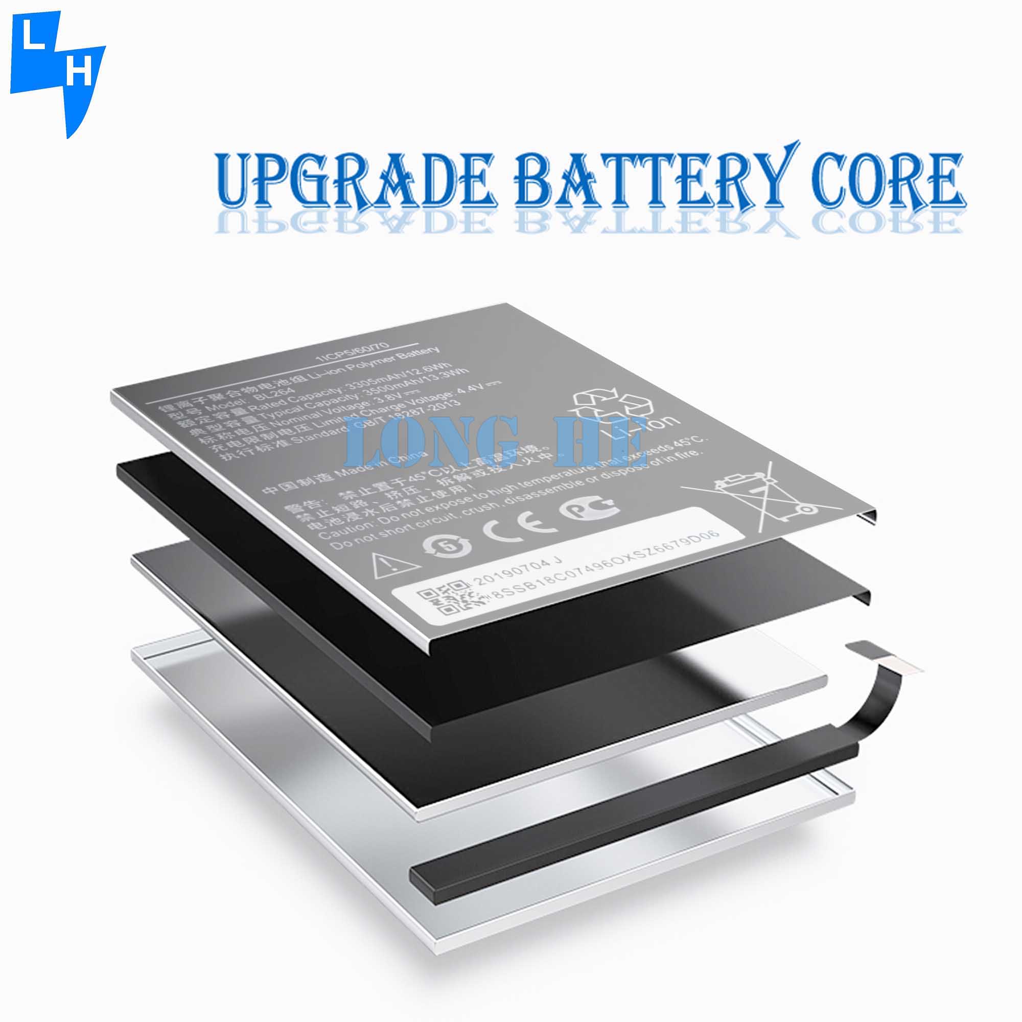 3500mAh BL264 Battery Replacement For Lenovo Vibe C2 Power Smart Phone Batteries