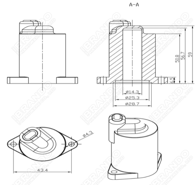 Solenoid Coil LL00140 12V 24V For Sumitomo Excavator SH210-5 SH200-5