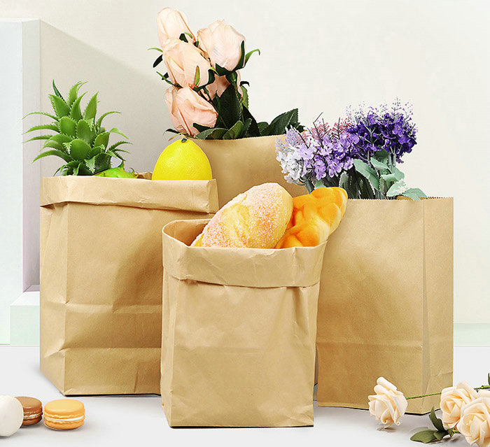 Jumbo Roll 40gsm 90gsm 135gsm Sack Brown Color Kraft Paper For Packaging Bags