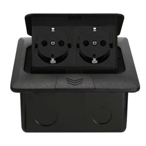 Quality 110v-250v Rated Voltage Universal Design Pop Up Electrical Outlet with USB and EU Plug for sale