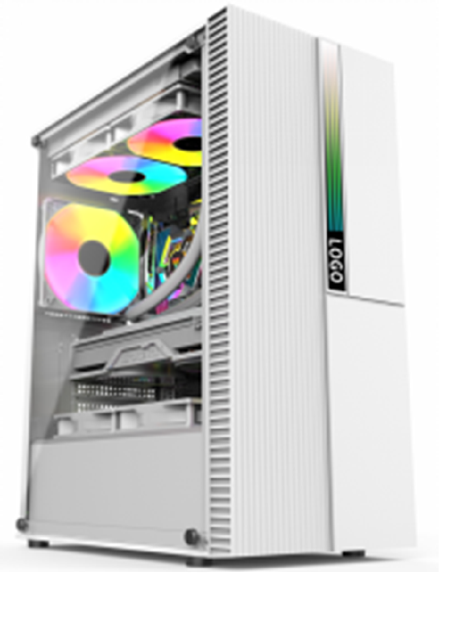 Quality ATX RGB LED Gaming Computer Case with Tempered Glass Panel for sale