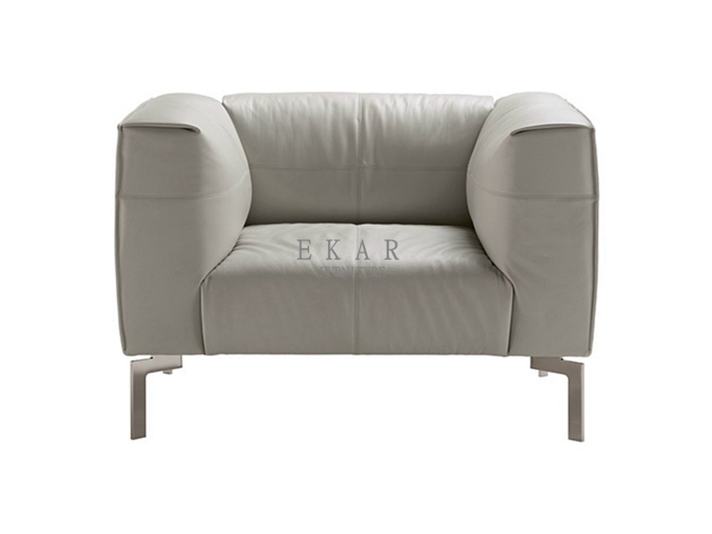 Italian Designer High-end Couch Red 3 Seater Sofa
