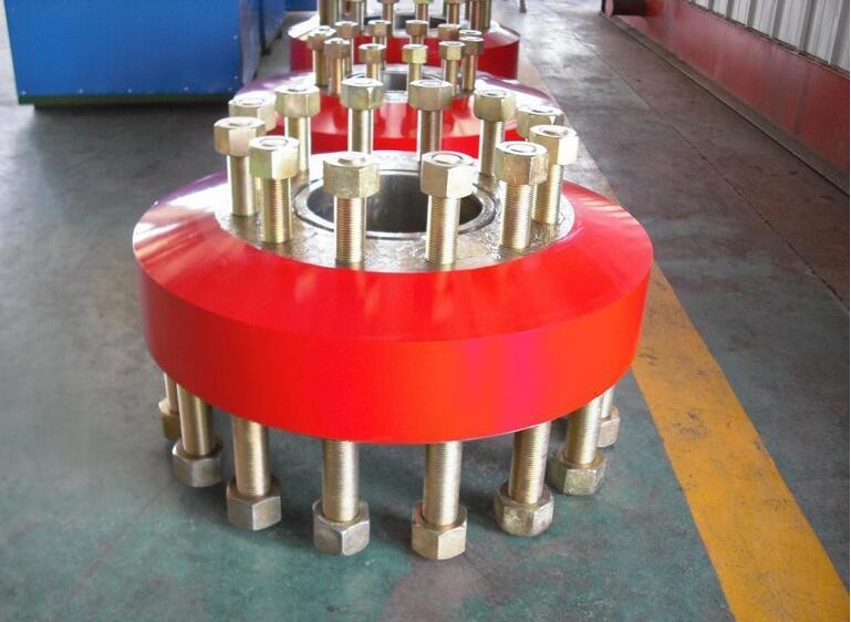 Oil Wellhead Double Studded Adapter Flange 21 1 / 4" X 5M -20 3 / 4" X 3M
