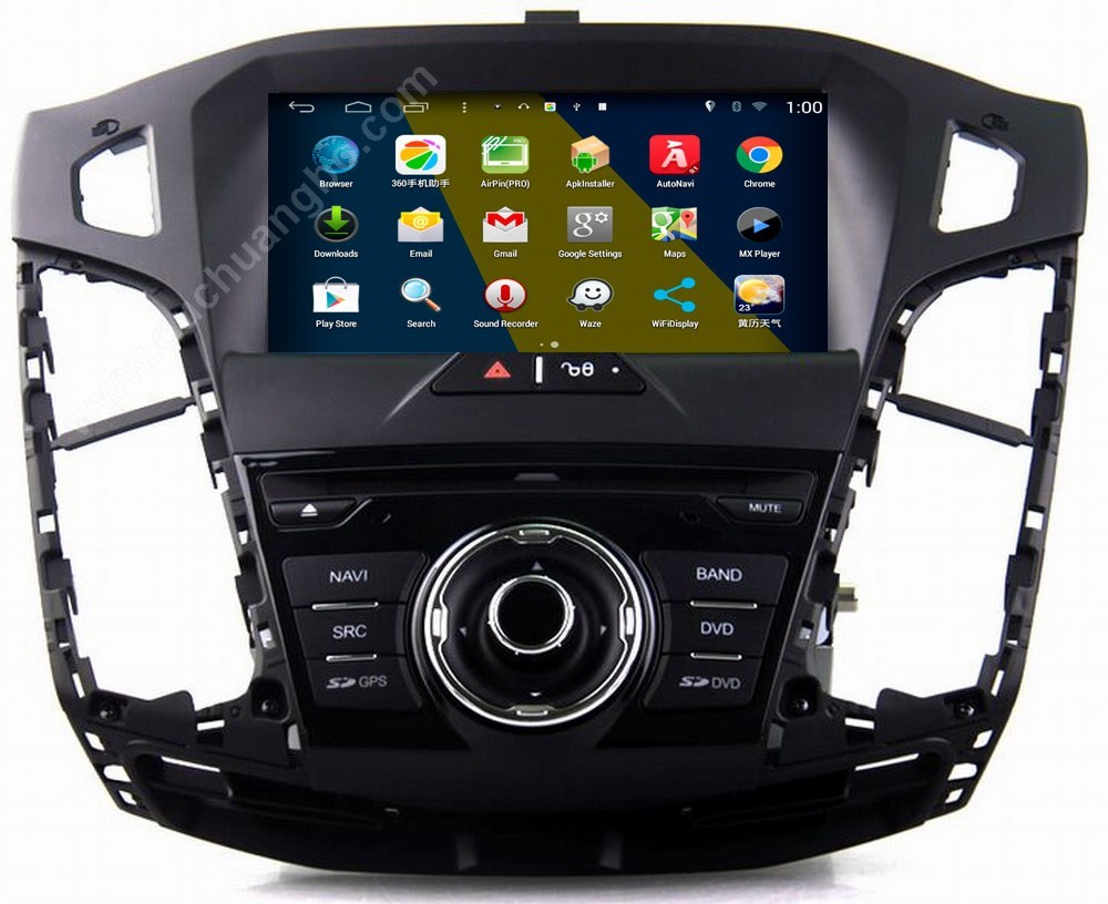 Ouchuangbo audio DVD gps radio stereo navigation for ford focus radio stereo S160 android 4.4 OS